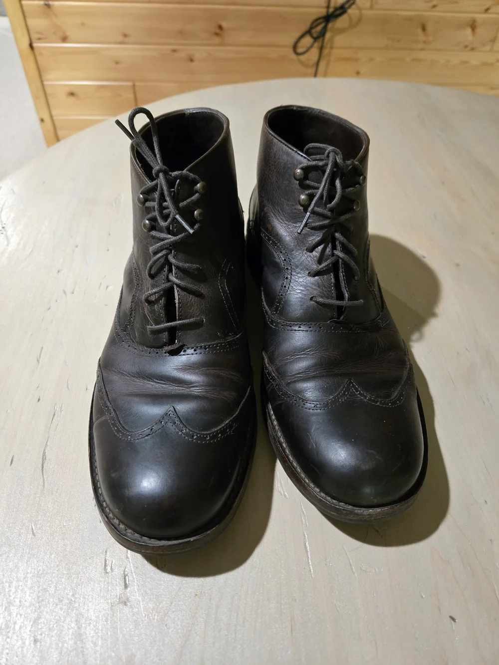 Wolverline 1000 Mile Wing Tip Boot Mens 12